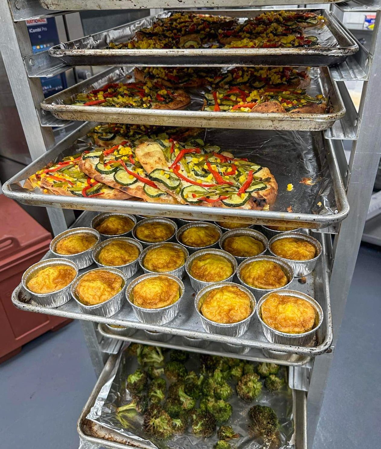 restaurant meal prep in flexible commercial kitchen