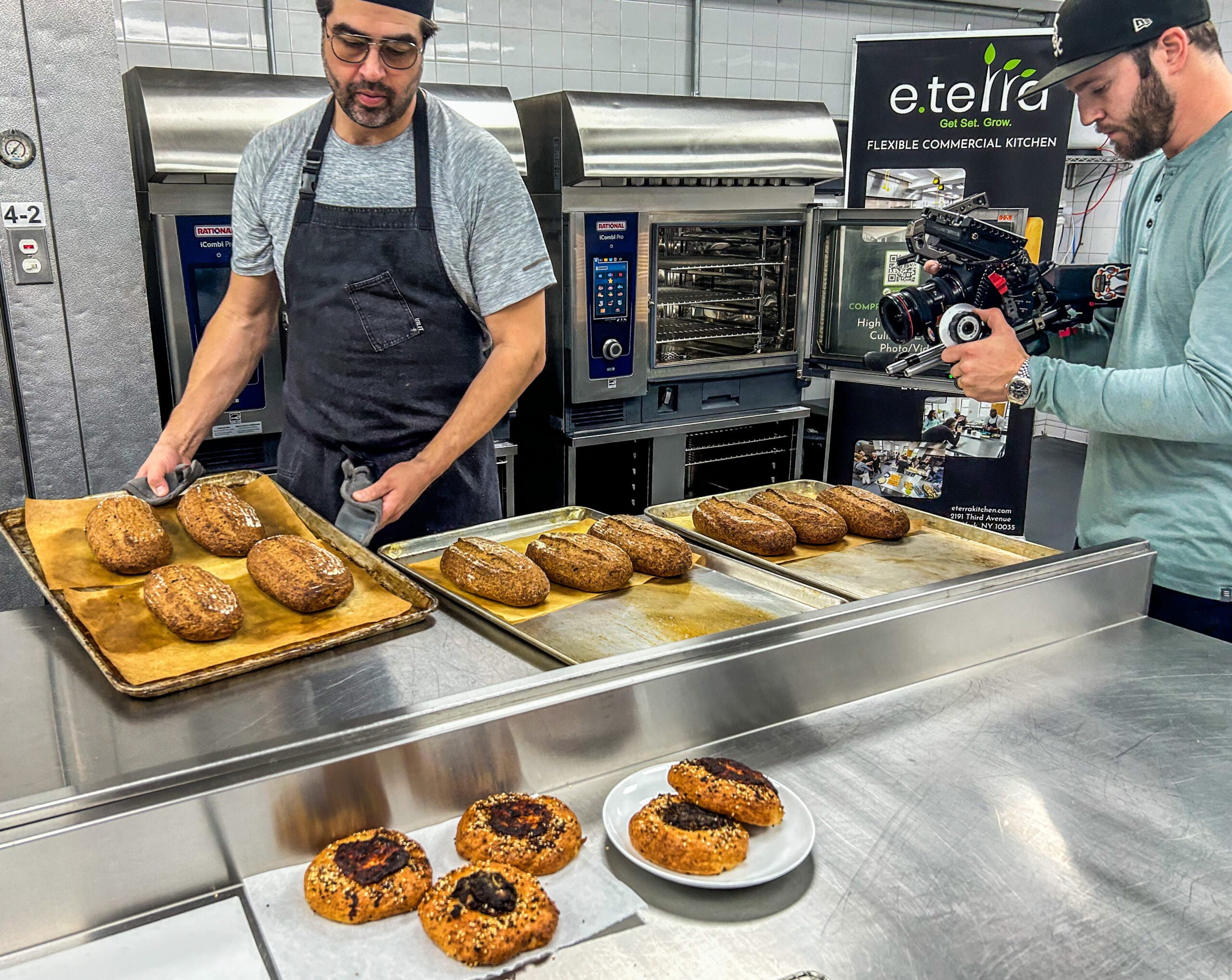 e.terra nyc commercial kitchen photoshoot