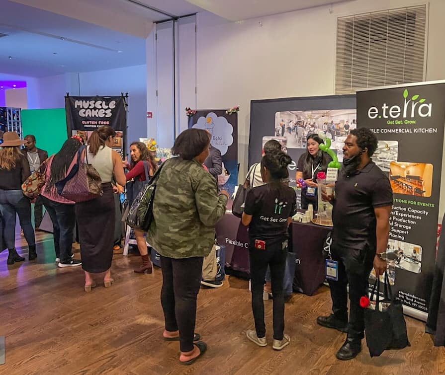culinary event at eterra flexible commercial kitchen rental in nyc