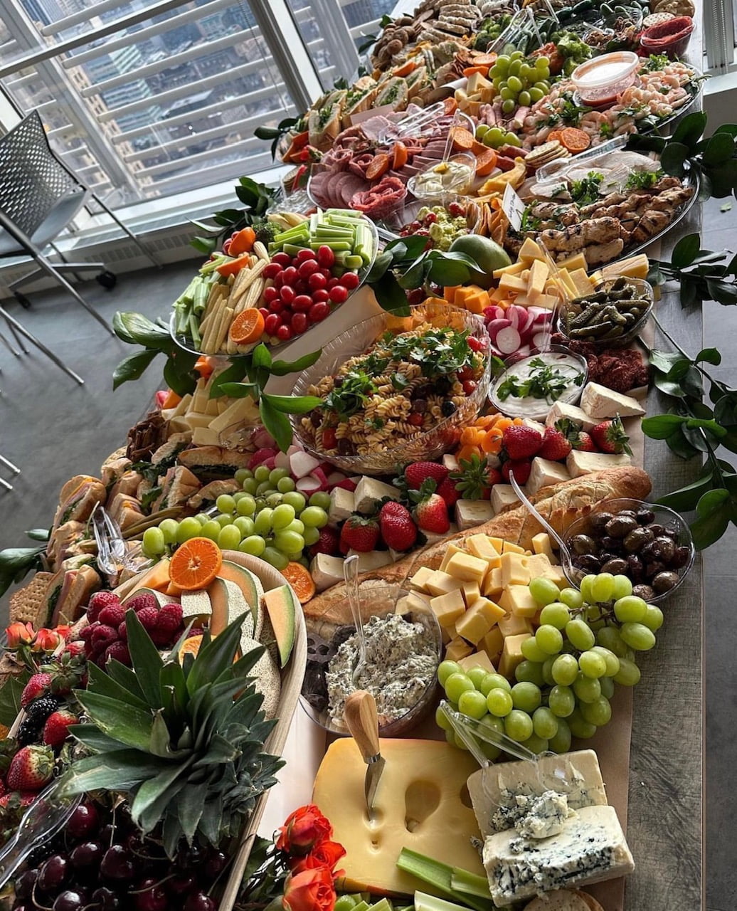 shared kitchen chef platter display